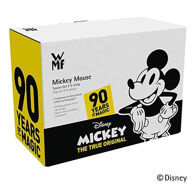 WMF - Mickey Mouse zestaw dwóch kubków i łyżeczek