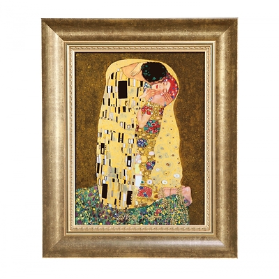 Goebel - Gustav Klimt "Pocałunek" Obraz na porcelanie