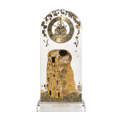 Goebel - Gustav Klimt ,, Pocałunek" zegar kryształowy