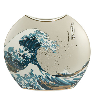 Goebel - Hokusai Katsushika ,,Wielka Fala w Kanagawie" wazon