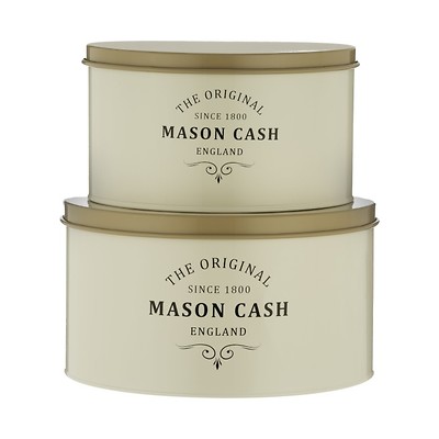Mason Cash - Heritage Zestaw 2 pojemników na ciastka, stalowy