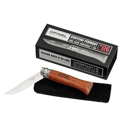 Opinel - Inox Lux Padouk Nóż, opakowanie
