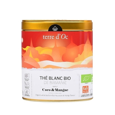 terre d'Oc - White tea  Herbata biała kokos / mango 