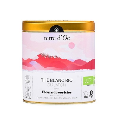 terre d'Oc - White tea  Herbata biała kwiat wiśni 