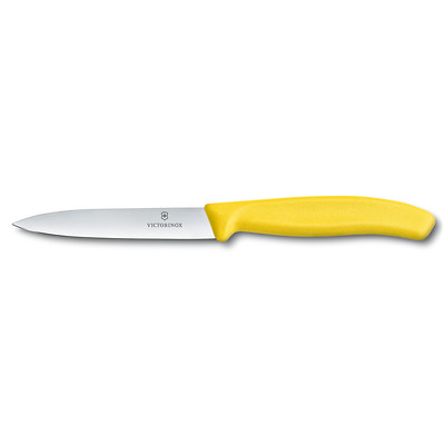 Victorinox - Swiss Classic Nóż do jarzyn gładki 10 cm żółty