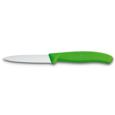 Victorinox - Swiss Classic Nóż do jarzyn ząbkowany zielony
