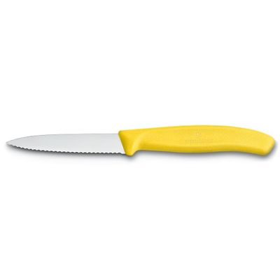 Victorinox - Swiss Classic Nóż do jarzyn ząbkowany żółty