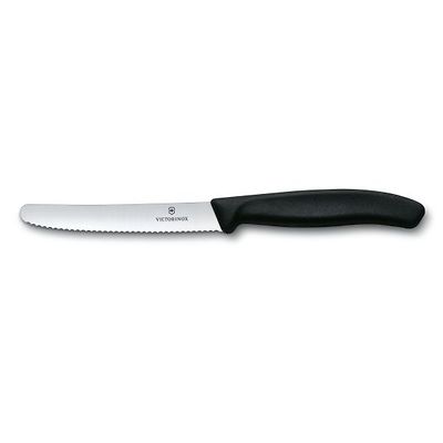 Victorinox - Swiss Classic Nóż do pomidorów ząbkowany czarny