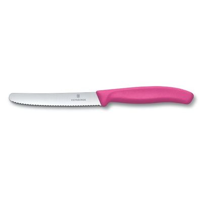 Victorinox - Swiss Classic Nóż do pomidorów ząbkowany różowy