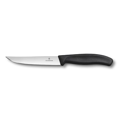 Victorinox - Swiss Classic Nóż do steków gładki 12 cm czarny