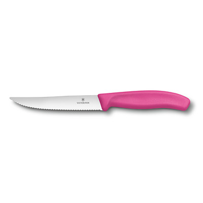 Victorinox - Swiss Classic Nóż do steków i pizzy ząbkowany 12 cm różowy