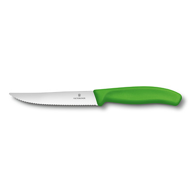 Victorinox - Swiss Classic Nóż do steków i pizzy ząbkowany 12 cm zielony