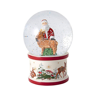 Villeroy & Boch - Christmas Toys Duża Kula śnieżna św. Mikołaj i jeleń