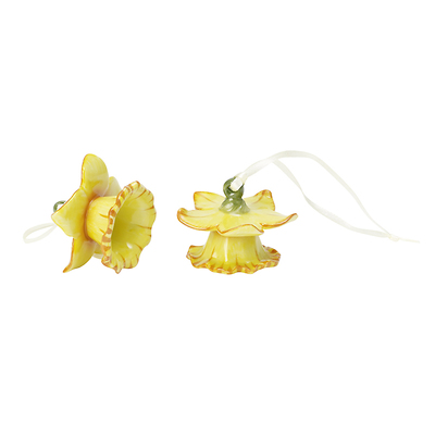 Villeroy & Boch - Mini Flower Bells Komplet zawieszek porcelanowych - żonkile
