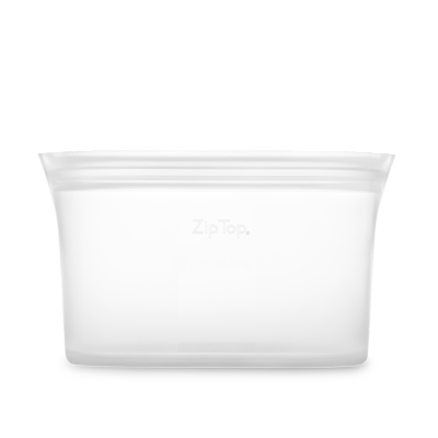 Zip Top - Dishes Pojemnik na przekąski owalny L, Frost