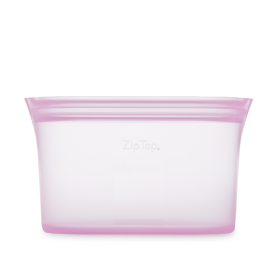 Zip Top - Dishes Pojemnik na przekąski owalny L, Lavender