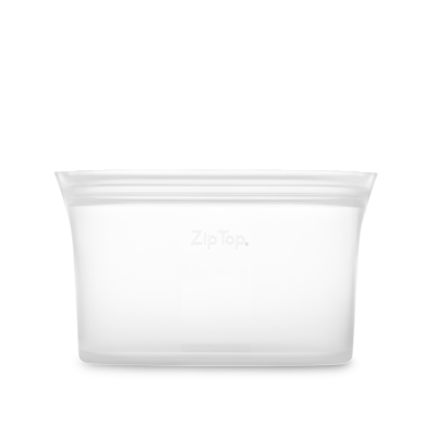 Zip Top - Dishes Pojemnik na przekąski owalny M ,Frost