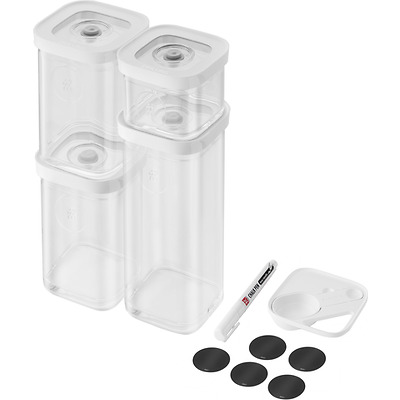 Zwilling - Fresh & Save Cube Zestaw pojemników plastikowych S , szary 